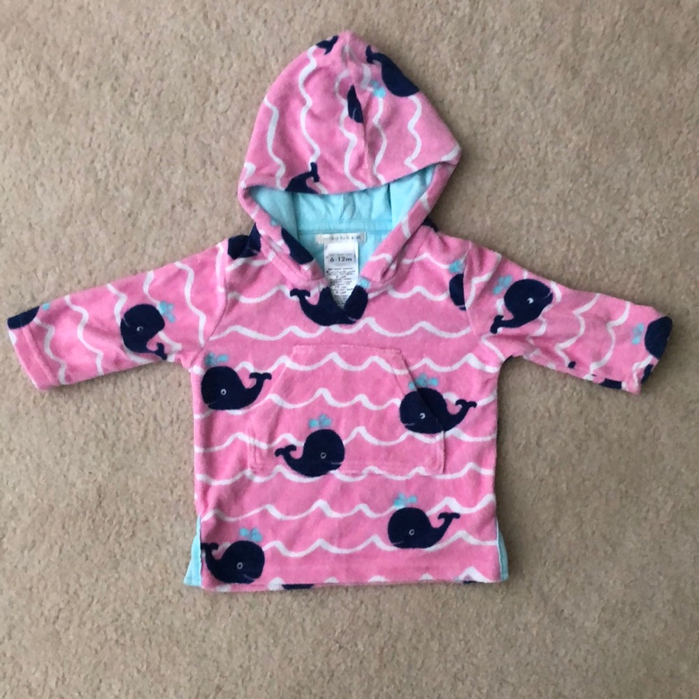 Pottery Barn kids whales beach cover up